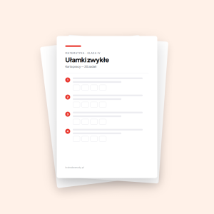Karty pracy - Ułamki zwykłe dla klasy IV, podgląd materiału PDF